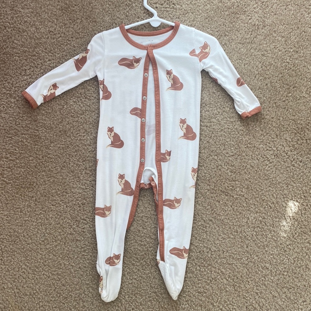 Kyte Baby Bamboo Snap Footie 6-12 mos